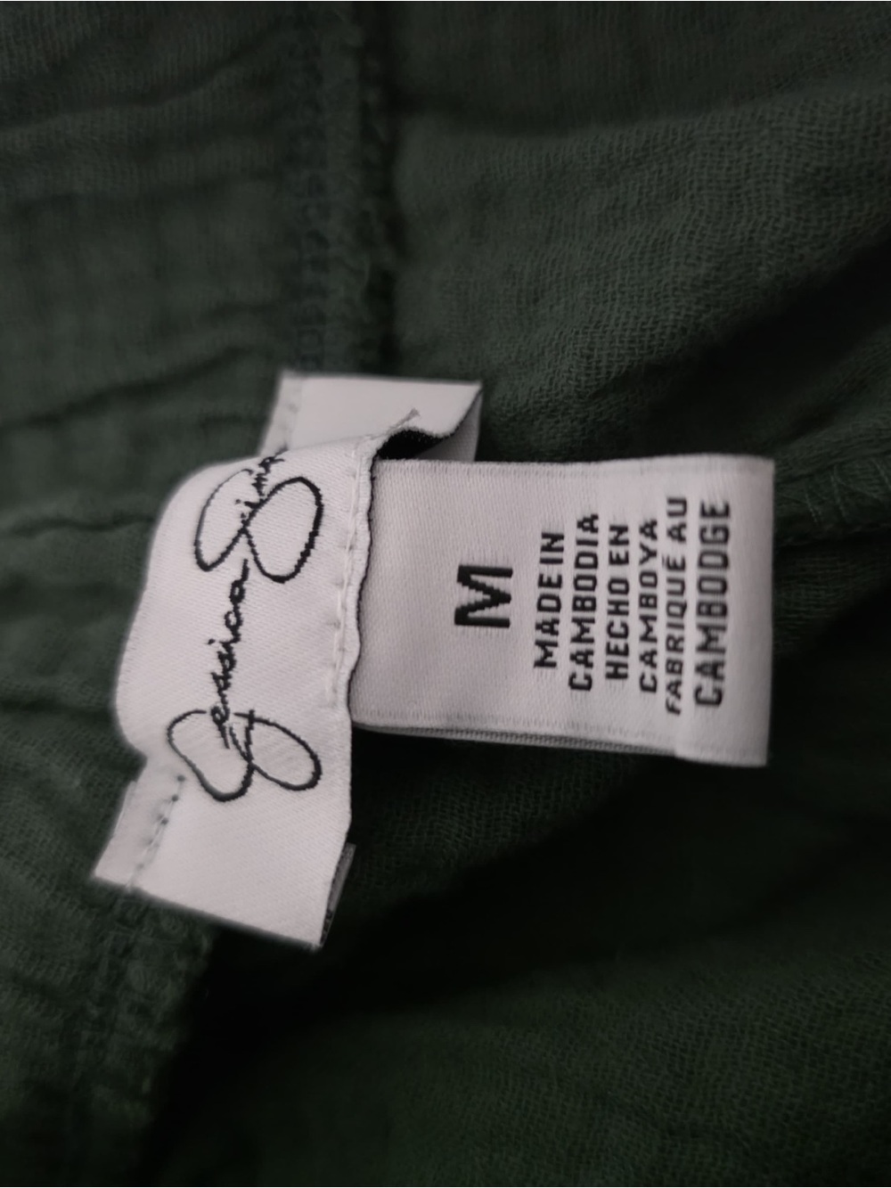 Jessica Simpson women’s Olive Green Casual Chinos - Picture 4 of 4